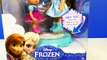 Frozen Young Elsa and Anna with Ice Skating Rink Disney Princess Doll Toys Review by DCTC