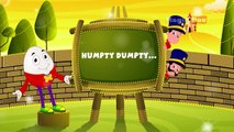 Humpty Dumpty Sat On A Wall - English Nursery Rhymes - Cartoon/Animated Rhymes For Kids