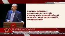 Cumhurbaşkanı Erdoğan: Irak ve Suriye kaynaklı terör bizim için hayatidir