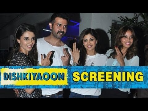 Harman Baweja And Bipasha Basu Attend The Special Screening Of Film 'Dishkiyaoon'