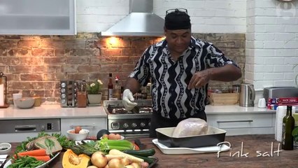 Mark Olive's Australian Christmas lunch: emu eggnog and turkey with native herbs