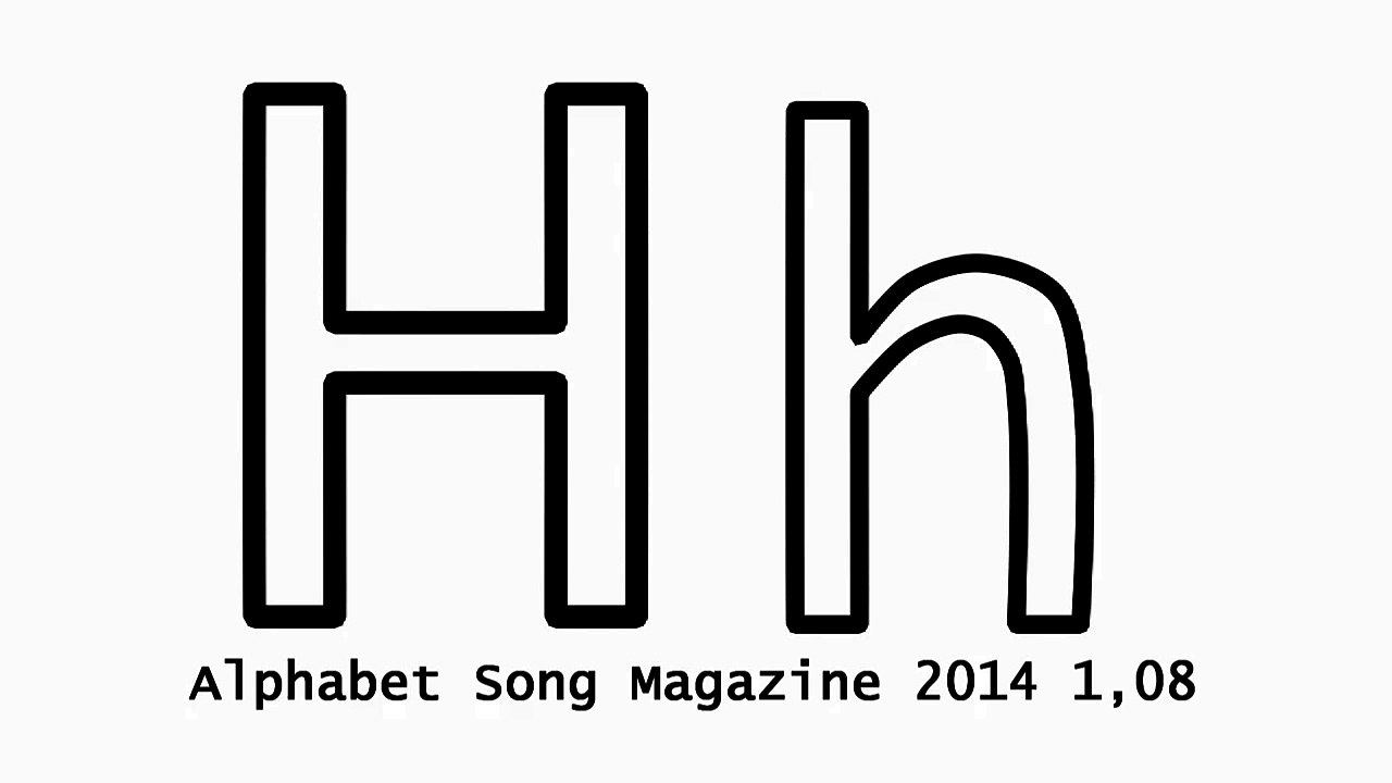 Alphabet song nursery rhymes - Letter H Nursery Rhyme Video for Children