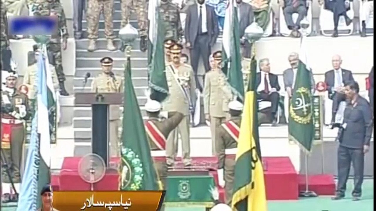 COAS Changing Ceremony __ PAK Army New COAS Command Stick Handing Over