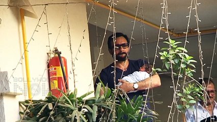 Kareena Kapoor & Saif Ali Khan FIRST Public Appearance With Taimur Ali Khan Pataudi  #TaimurAliKhan