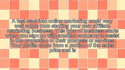 Get A Fast Start With Affiliate Marketing