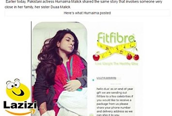 Sister of Humaima Malik is Fighting For Life After Using Weight Loss Product