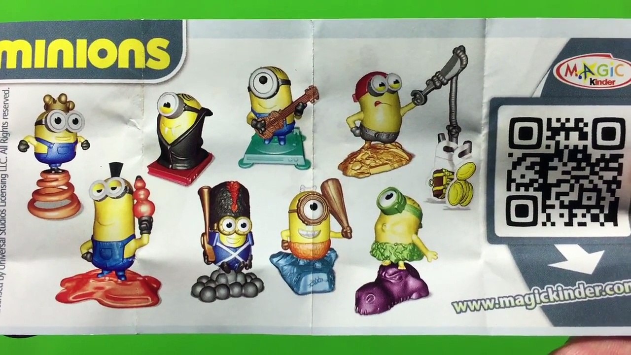Abrindo Surpresas Kinder Ovo Surpresa Minions - Kinder Surprise Eggs