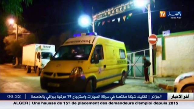 تيبازة إندلاع حريق في سوق الجملة والفواكه بالحطاطبة خلف إتلاف 16 محل تجاري