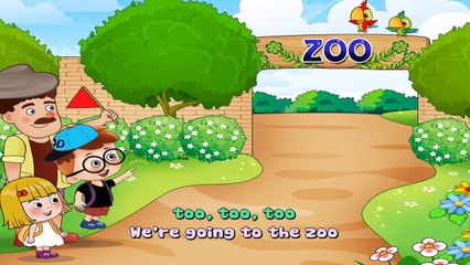 Were Going To The Zoo Karaoke 4K | Animal Songs Nursery Rhymes TV