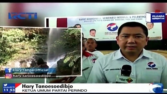 Hary Tanoe Lantik DPD dan 265 Dprt Perindo se-Kabupaten Wonosobo