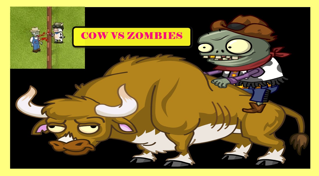 Cow - Vs  - Zombies ☺☻ funny Cow vs Zombies game with many levels ☻☺Shooting Game