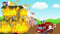 Garbage Truck Wash | Police Car Chase Cartoon | Tow Truck and Repairs