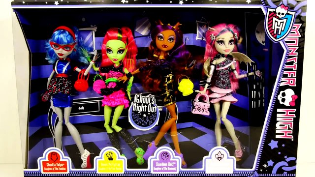 Monster High Dolls Ghouls Night Out Barbie Style Doll Review by Disney Cars Toy Club