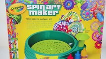 Crayola Spin Art Maker DIY Spinning Swirls Art with Primary Colors