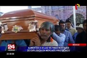 México: ascienden a 35 los muertos por explosiones de pirotecnia