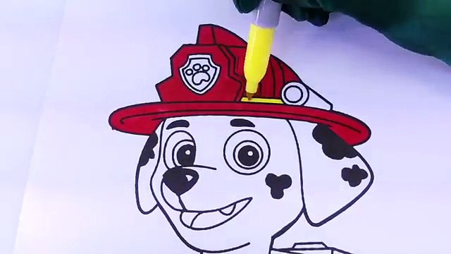 Nickelodeon Paw Patrol Marshall Coloring Page! Fun Coloring Activity for Kids Toddlers Children