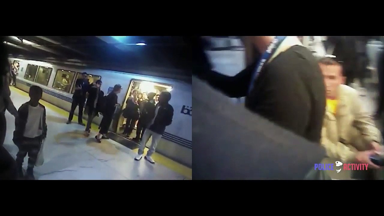 Arrestation musclée dans le métro à San Francisco