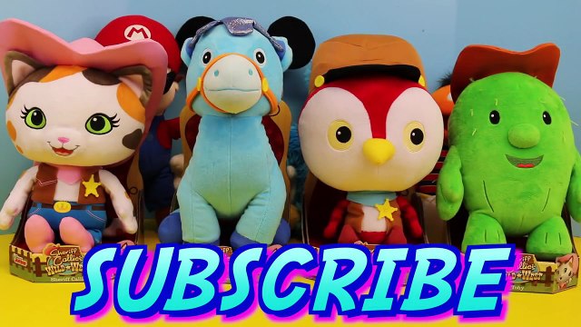 Sheriff Callie Wild West Plush Toys Sparky is Kidnapped Cookie Monster and Deputy Peck Find Him