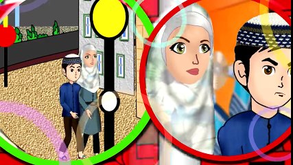 Abdul Bari leaving the house - Islamic cartoon Hindi Urdu - 2016