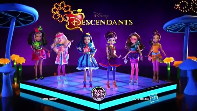 Disney Descendants Neon Lights Ball Super Pascualone Collection TV Toys Full HD Commercials 2016