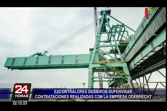 Excontralores debieron supervisar contrataciones realizadas con Odebrecht