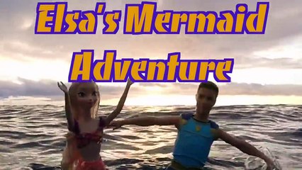 Frozen Elsa Mermaid and Mike The Merman Snorkel in Hawaii & see Sea Turtles by DisneyCarToys