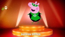 Peppa Pig Lanterna Verde Green Family Finger / Dedo Peppa Pig Lanterna Verde verde de la familia