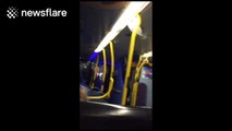 Row erupts on bus after driver allegedly asks passenger to stop listening to phone loudly