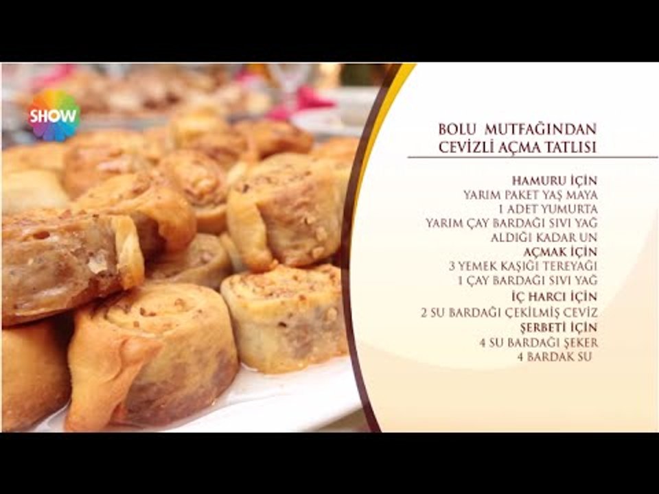 Cevizli Açma Tatlısı Tarifi