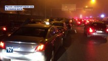 VTC: les images des embouteillages provoqués par la manifestation des chauffeurs