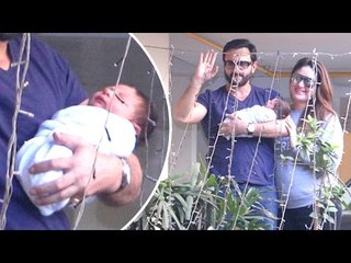 Saif Kareena's Baby Taimur Ali Khan FIRST Look After DISCAHRGE From Hospital