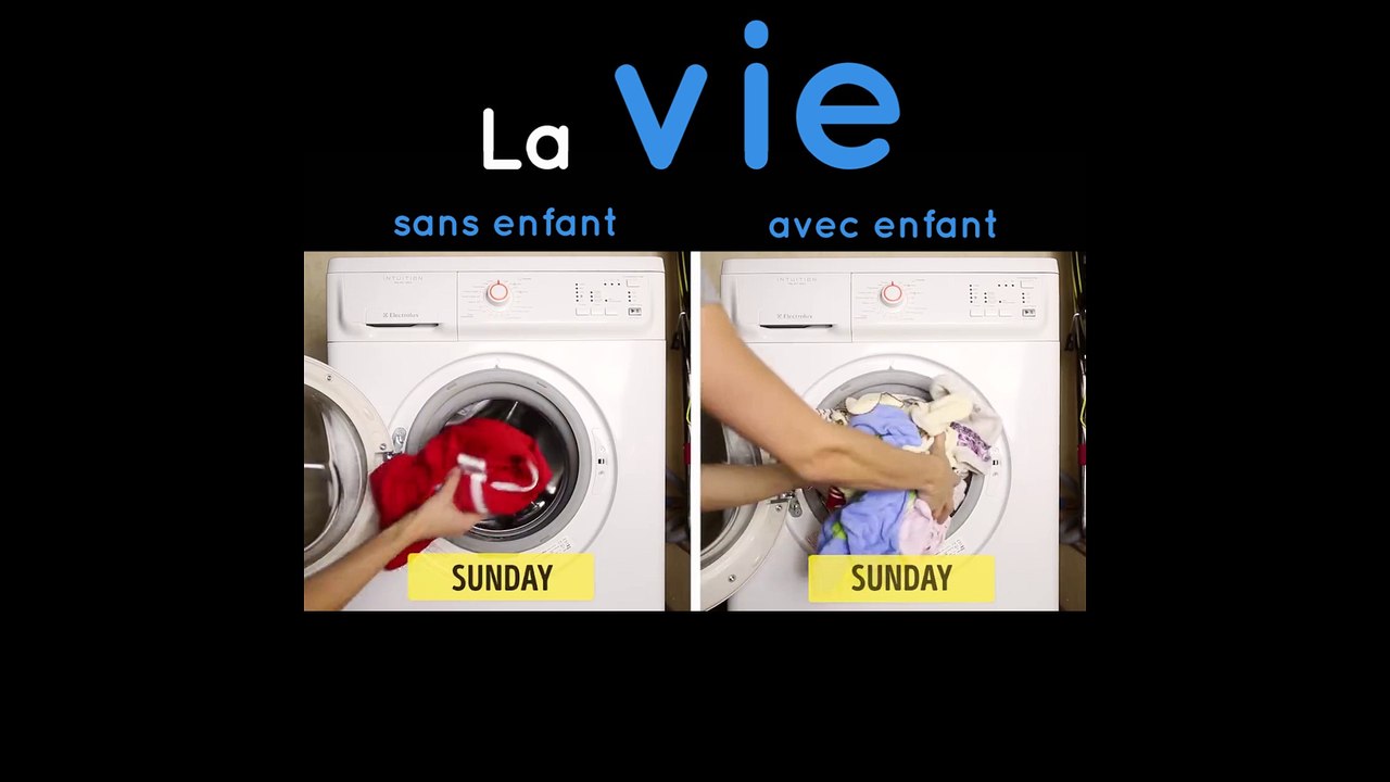 La vie version sans et avec enfant !