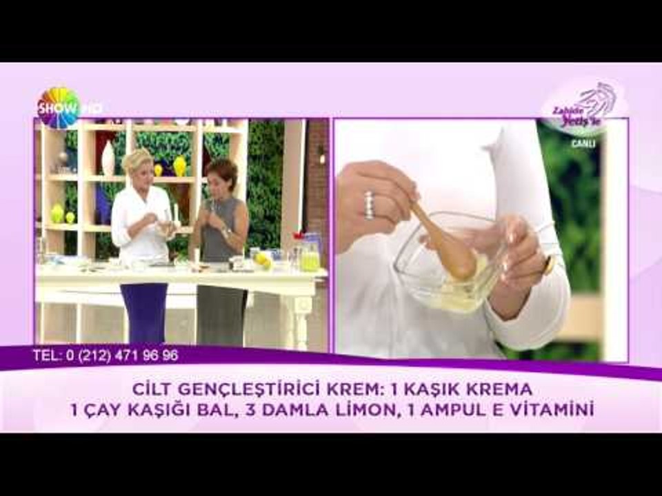 Meltem Açıkel'den "Cilt gençleştirici krem" tarifi