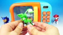 Paw Patrol Microwave Oven Playset   Unboxing Paw Patrol: Chase, Marshall, Rubble, Skye, Zuma, Rocky