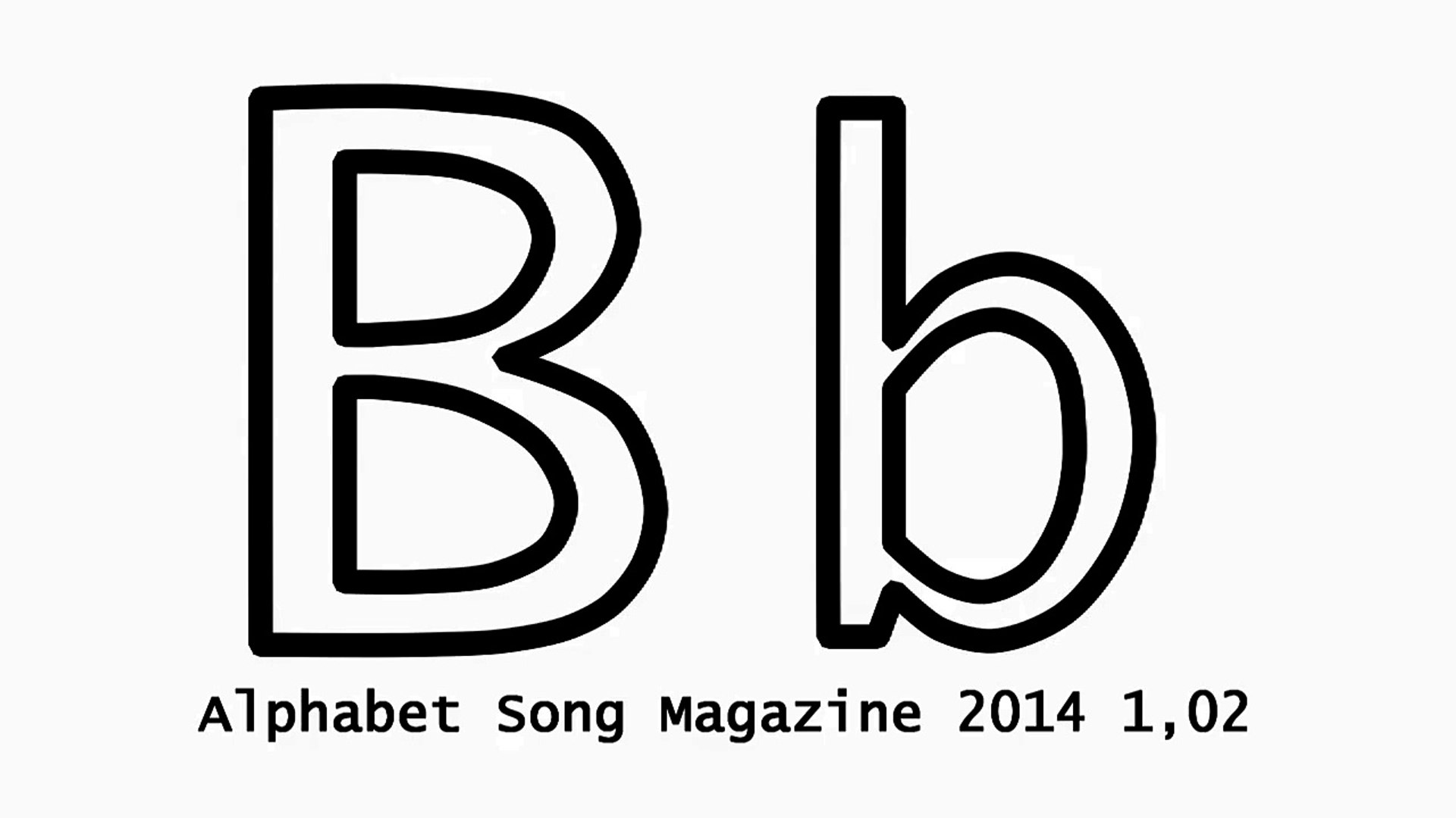 ⁣Super simple alphabet song - Letter B Nursery Rhyme Video for Children