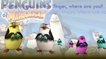 Penguins of Madagascar - Finger Family Song Daddy Finger - Nursery Rhymes