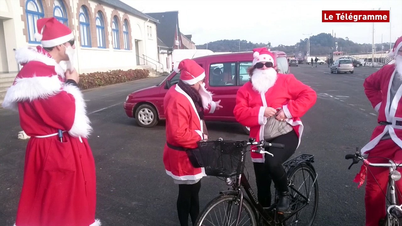 Paimpol. Un peu d'exercice pour le Père Noël