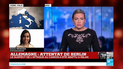 Attentat de Berlin : le suspect de l'attaque abattu à Milan