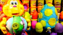 20 Surprise Eggs Play Doh Kinder Surprise Egg Toys Disney Cars Angry Birds Despicable Me Spongebob