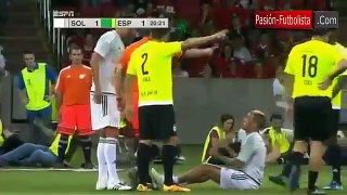 Andrés D'Alessandro & Abreu Quisieron Imitar Penal de Lionel Messi & Luis Suarez