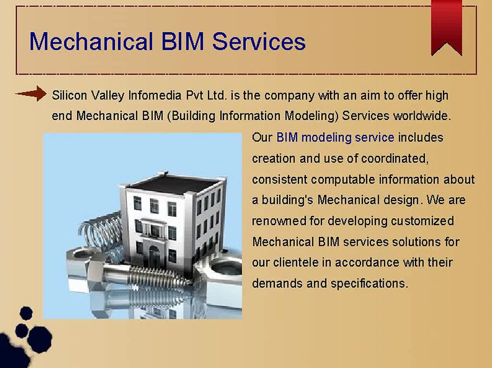 Mechanical BIM Services - siliconinfo