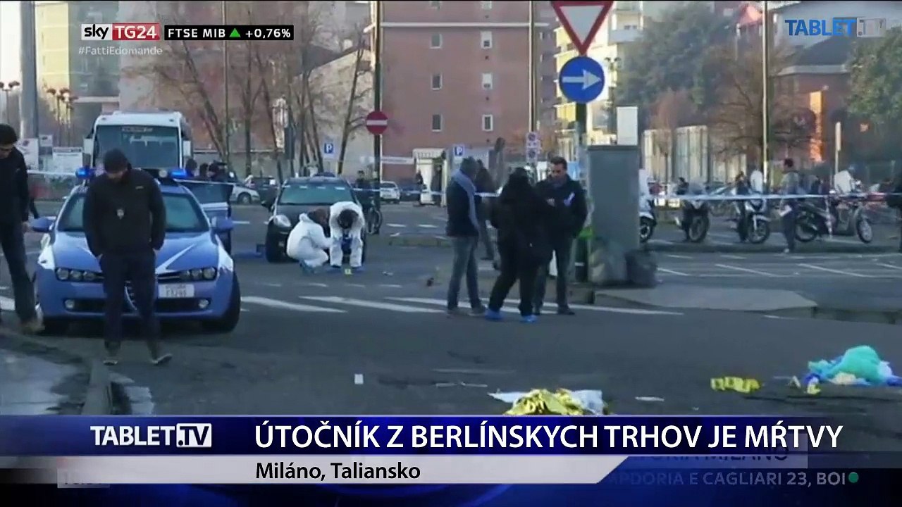 Taliansky minister vnútra potvrdil zastrelenie Amriho na predmestí Milána