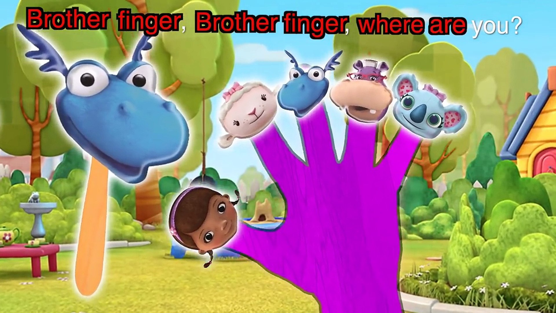 Doc McStuffins Lollipop Finger Family Nursery Rhymes Lyrics | Collection of  kids animation - video Dailymotion