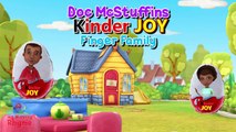 Kinder Joy Doc McStuffins Finger Family Nursery Rhyme