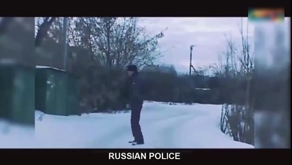 The brave Russian police