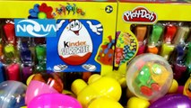 Kinder Surprise Eggs Joy (Shopkins unboxing) Play - Doh Huevos Sorpresa