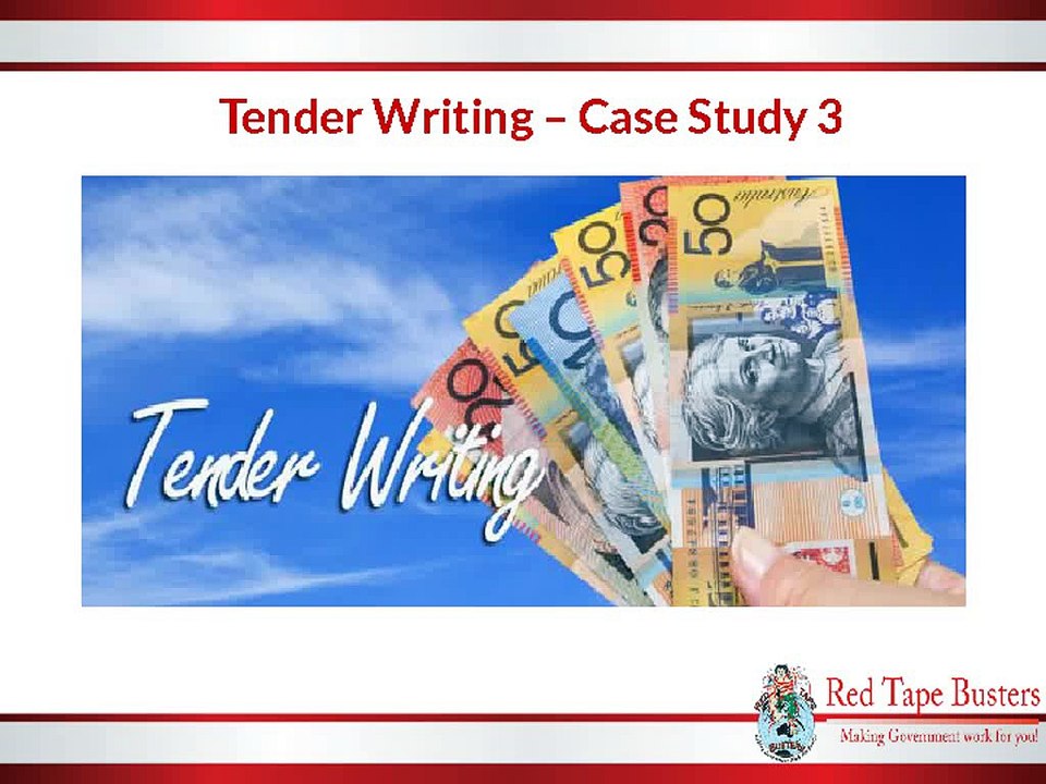Tender Writing – Case Study 3