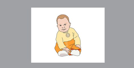 how to draw a baby so cute for kids-DrawingChannel