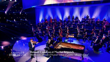 Fauteuils d'orchestre - Renaud Capuçon - Beethoven - Martha Argerich