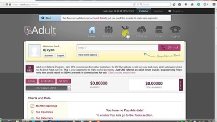 Adult.xyz - Learn to Make Money with Adult.xyz fast-Registration and Get High Traffic